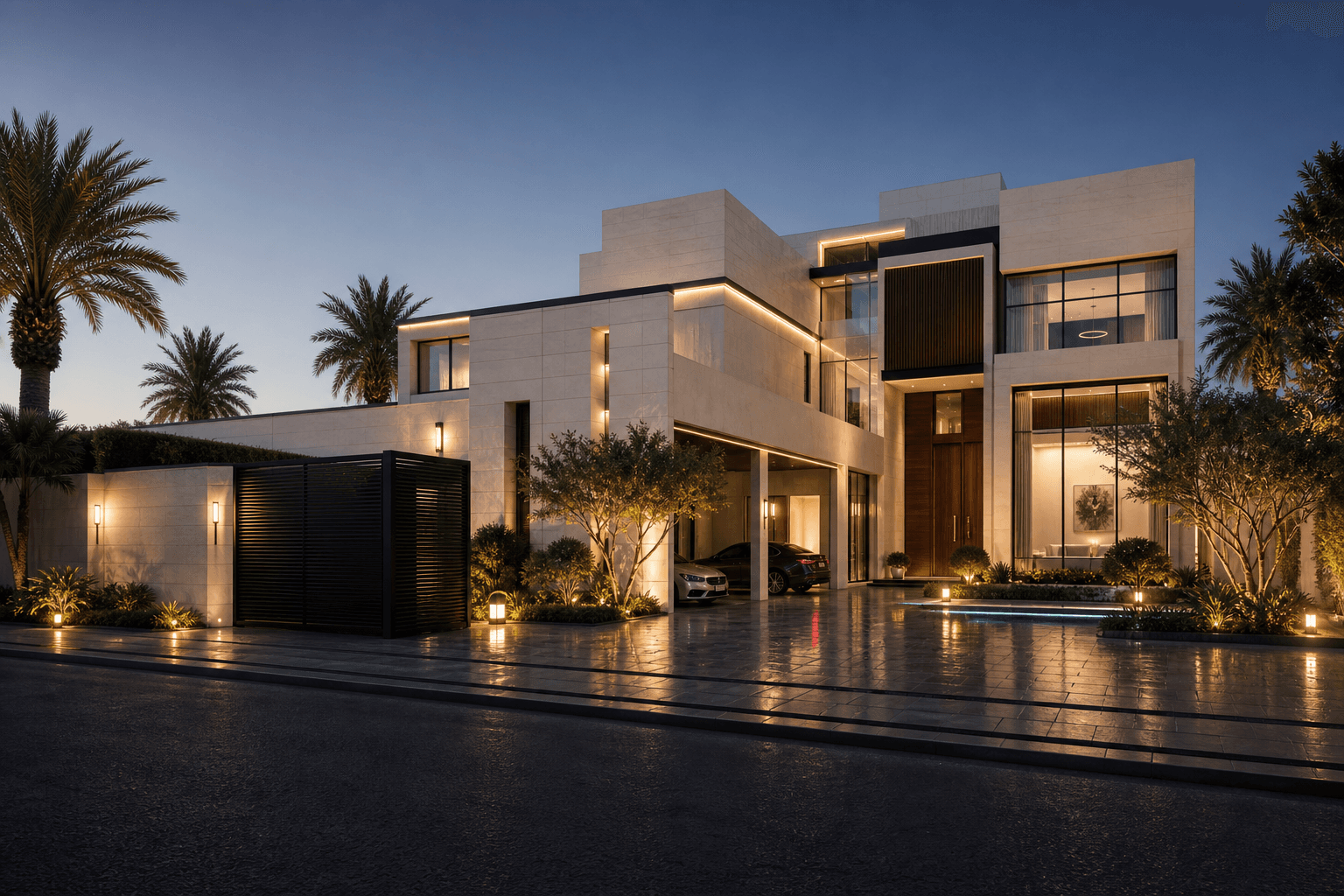 Modern Riyadh luxury villa used for the Riwaq buyer simulation